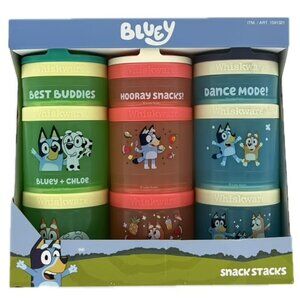 Whiskware Bluey Reusable Snack Container, 3-pack
